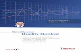 Simplify your Quality Control - Thermo Fisher Scientific QC Integration for Thermo Scientific MAS and Other QC Manufacturers • Simple and Intuitive Interface • Automated QC Data