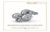 SHANTHI GEARS LIMITED Annual Report 2012-13€¦ ·  · 2013-08-01Annual Report 2012-13 SHANTHI GEARS LIMITED. CONTENTS ... OPERATING RESULTS 2012-13 2011-12 2010-11 2009-10 2008-09