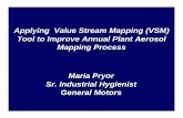 Applying Value Stream Mapping (VSM) Tool to Improve Annual Plant Aerosol Mapping ... ·  · 2006-06-16Applying Value Stream Mapping (VSM) Tool to Improve Annual Plant Aerosol ...