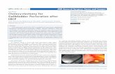 Cholecystectomy for Gallbladder Perforation after ERCP · Central rii cellece i e ccess JSM General Surgery: Cases and Images. Cite this article: Mohammad Alizadeh AH, Donboli K (2016)