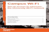 Campus Wi-Fi - University of Kent · Campus Wi-Fi Set up access to eduroam: the University Wi-Fi network Contents Before you get online ...