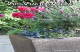 Pots, Planters & Urns - asilvestri.com · Urban Planters - Rectangular Urban Planters - Square Espresso 7319 9”H 9.5”W 7318 11.5”H 12”W 7317 14”H 14.5”W 7320 14”H 31.5”L