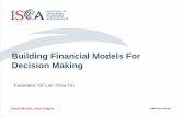 Building Financial Models For Decision Making · - Best Practices in Building Financial Models