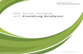 SQL Server auditing with EventLog Analyzer - … Microsoft SQL Server with EventLog Analyzer EventLog Analyzer is an auditing and IT compliance management tool which ... SQL Server