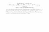 Western Music Notation & Theoryww1.antiochian.org/sites/default/files/bos_western_theory.pdf · This class will provide a basic foundation in the various elements of western music