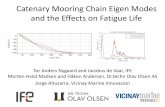 Catenary Mooring Chain Eigen Modes and the Effects on ... · Catenary Mooring Chain Eigen Modes and the Effects on ... • Pre-tension by positioning of fairlead to ... • Computations