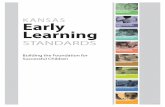 KANSAS Early Learning Childhood/KsEarlyLearningStandards.pdf · The Kansas Early Learning Document ... Learning is a lifelong activity and every environment is a learning ... higher