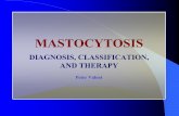 DIAGNOSIS, CLASSIFICATION, AND THERAPY - … CLASSIFICATION, AND THERAPY Peter Valent HISTORY: MAST CELLS AND MASTERS PAUL EHRLICH (1854-1915) z1869 - Nettelship Rare Form of Urticaria