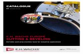E.H. WACHS EUROPE - euromarket.bg · Overview tooling ... Pipe Cutting and Beveling Machines SDSF..... 20 SDSF Small Diameter Split Frame..... 21 SDSF Small Diameter Split Frame kits