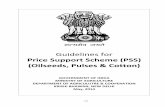 Price Support Scheme (PSS) (Oilseeds, Pulses & Cotton)agricoop.nic.in/sites/default/files/PSS GUIDELINES final.pdf · Price Support Scheme (PSS) (Oilseeds, Pulses & Cotton) ... the