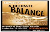 Edward Albee’s A DELICATE BALANCE - Bartell …bartelltheatre.org/wp-content/uploads/2017/09/Strollers...Edward Albee’s A Delicate Balance is presented by special arrangement with