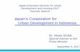 Japan‘s Cooperation for Urban Development in Indonesia · Japan‘s Cooperation for Urban Development in Indonesia ... (excl. DKI Jakarta) ... 100 150 200 Population Density (2010,