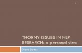 Thorny issues in Research - linguateca.pt · . 12. ... history In linguistics ... Technologies on English Language Teaching, ...
