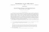 Indiana Law Review · Indiana Law Review Volume 38 2005 Number 3 NOTES ... change in American political philosophy,24 brought on by a radical shift in the ... 732 INDIANA LAW REVIEW