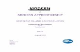 UPSTREAM OIL AND GAS PRODUCTION - Skills ??2016-08-25Modern Apprenticeships in Upstream Oil and Gas Production 4 Summary of Framework 5 ... Appendix 1 Stakeholder Responsibilities