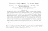 Studies on the development of a vaccine against ... · of a vaccine against Mycobacterium sp., ... Studies on the development of a vaccine against Mycobacterium sp. 319 ... and CpG-rich