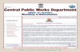 November, 2016 - CPWDcpwd.gov.in/WriteReadData/newsletter/2016_10_E_newsletter_Nov... · November, 2016 CONTENTS ... Chennai. Page 4 November, 2016 CPWD : Dedicated to ... inaugurated