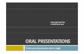 ORAL PRESOSSENTATIONS - UPVpersonales.upv.es/mcandel/oral_presentations.pdfOral presentations in English Day 1 1. Intro: Day 2 •Types of presentations •Structure Students’ practice