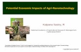 Potential Economic Impacts of Agri-Nanotechnology · Potential Economic Impacts of Agri-Nanotechnology Kalpana Sastry, R . National Academy of Agricultural Research Management ...