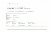 Product Requirements Document Template€¦  · Web viewProduct Requirements Document ... The Federal Electronic and Information Technology Accessibility ... Provide logical tab