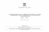 GUIDELINES ON FABRICATION OF STEEL GIRDERS …rdso.indianrailways.gov.in/works/uploads/File/BS 110 GUIDELINES FOR... · GIRDERS FOR CONSTRUCTION/FIELD ENGINEERS BS - 110 ... WPSS