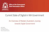 Current State of Digital in WA Government - IPAA WAwa.ipaa.org.au/content/docs/2017/Events/SDG/IPAA Presentation... · Current State of Digital in WA Government ... Governance Jul