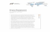 Stress Management in Peace Operations - zif-berlin.org Management in Peace Operations Cord Wiesenthal, Maren Rößler July 2015 This study explores how the working environment and