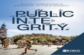 recommendation of the Council on public integrity - oecd.org · Public integrity refers to the . consistent alignment of, and adherence to, shared ethical values, principles and norms