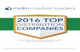 2016 TOP 2016 by Gale Media, Inc. All rights reserved. Modern Distribution Management ® and mdm are registered trademars of Gale Media, Inc. Material may not be ...