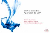 BEA’s Sensible Approach to SOA - Universidade Lusófonanetlab.ulusofona.pt/cd/teoricas/SOAFORUM/Monte_Kluemper_BEA.pdf · BEA’s Sensible Approach to SOA Monte Kluemper ... Enables