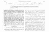 Propagation of the Low-Frequency Radio Signal* · Propagation ofthe Low-Frequency Radio Signal* J. RALPH JOHLERt, SENIOR MEMBER, IRE ... particular case of the propagation of a ground
