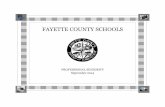FAYETTE COUNTY SCHOOLS Employees September 2014.pdfFAYETTE COUNTY SCHOOLS Professional Seniority by Alpha Last Name First Name Class. School Loc. 1 Loc. 2 Loc. 3 Assignment Endorsement