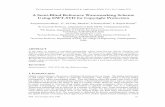 A Semi-Blind Reference Watermarking Scheme Using …airccse.org/journal/jma/3311ijma06.pdf · A Semi-Blind Reference Watermarking Scheme ... algorithms using Discrete Wavelet Transform