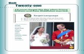 I’ll never forget the day when Prince William and Kate ... · William and Kate Middleton married. Target Language  NOUNS ... Prince William and Kate Middleton