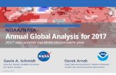 NOAA/NASA Annual Global Analysis for 2017 2018 NOAA/NASA – Annual Global Analysis for 2017 4 Global Temperature Time Series NOAA GlobalTemp Annual Global Temperature: Difference