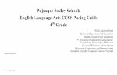Pojoaque Valley Schools English Language Arts CCSS …pvs.k12.nm.us/wp-content/uploads/4th-ELA-pacing-Gui… ·  · 2017-08-15Pojoaque Valley Schools English Language Arts CCSS Pacing