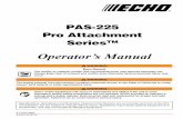 Operator’s Manual - ECHO USA Operator’s Manual..... 3 The Safety Manual..... 3 Servicing Information..... 3 Parts/Serial Number..... 3 ... product confirms your warranty coverage