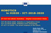 ROBOTICS in H2020 - ICT-2018-2020cache.media.education.gouv.fr/file/ICT/44/5/DT-ICT-02-2018_Robotics... · ROBOTICS in H2020 - ICT-2018-2020 DT-ICT-02-2018: Robotics - Digital Innovation