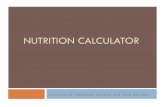 NUTRITION CALCULATOR - University of Oklahoma Calculator ous.n CAMPUS DINING . UNIVERSITY OF OKLAHOMA NUTRITION CALCULATOR CONFIGURE A MEAL SEARCH ALL FOODS housing VIEW COMPREHENSIVE