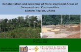 Rehabilitation and Greening of Mine-Degraded … and Greening of Mine-Degraded Areas of ... agricultural landscapes affected by alluvial gold mining in the Eastern Region of Ghana.