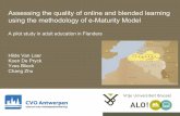Assessing the quality of online and blended learning … the quality of online and blended learning using the methodology of e-Maturity Model A pilot study in adult education in Flanders