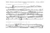 Flute - MSU College of Musicmusic.msu.edu/assets/Flute2015.pdfMSU Wind and Percussion Excerpts - Fall 2015 Flute #3 Bach/Hunsberger: Toccata and Fugue in D Minor mm. 14 - 24