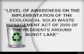 IMPLEMENTATION OF THE ECOLOGICAL SOLID …calabarzon.neda.gov.ph/wp-content/uploads/2016/10/...CHAPTER I INTRODUCTION AND ITS REVIEW OF LITERATURE •Republic Act 9003 •Solid Waste