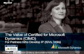 The Value of Certified for Microsoft Dynamics (CfMD)microsites.lionbridge.com/veritestcertification/Uploaded...The Value of Certified for Microsoft Dynamics (CfMD) For Partners Who