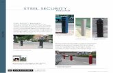 STEEL SECURITY - furnitubes.com · STEEL SECURITY BOLLARDS ... furnitubes steel bollards are 100% recyclable. Standard Options Details of reflective tape, eye-bolts, chain and other