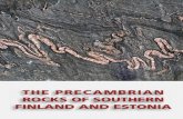 THE PRECAMBRIAN ROCKS OF SOUTHERN FINLAND … Finland bedrock_ENG_062011_100dpiS.pdf · PRECAMBRIAN ROCKS OF SOUTHERN FINLAND & ESTONIA 3 The bedrock of southwestern Finland By looking