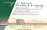 A More Perfect Union - Home - Heizer Middle Schoolheizerhobbs.sharpschool.com/UserFiles/Servers/Server_16099651/File... · A More Perfect Union 1777–1790 ... 1787 • Shays’s