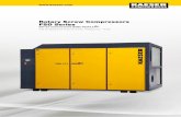 Rotary Screw Compressors FSD Series - KAESER   Screw Compressors FSD Series ... 10 40.50 10 250 3000 x 2143 x 2360 DN 125 PN 16 DIN 79 6625 ... Equipment Technical specifications