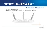 TL-WA901ND 300Mbps Wireless N Access Point€¦ · TP-LINK TECHNOLOGIES CO., LTD TP-LINK TECHNOLOGIES CO., LTD. Building 24 (floors 1, 3, 4, 5), and 28 (floors 1-4) Central Science