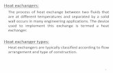 Heat exchangers - جامعة نزوى€¦ ·  · 2013-10-01Heat exchanger types: Heat exchangers are typically classified according to flow ... it is desired to use a shell and